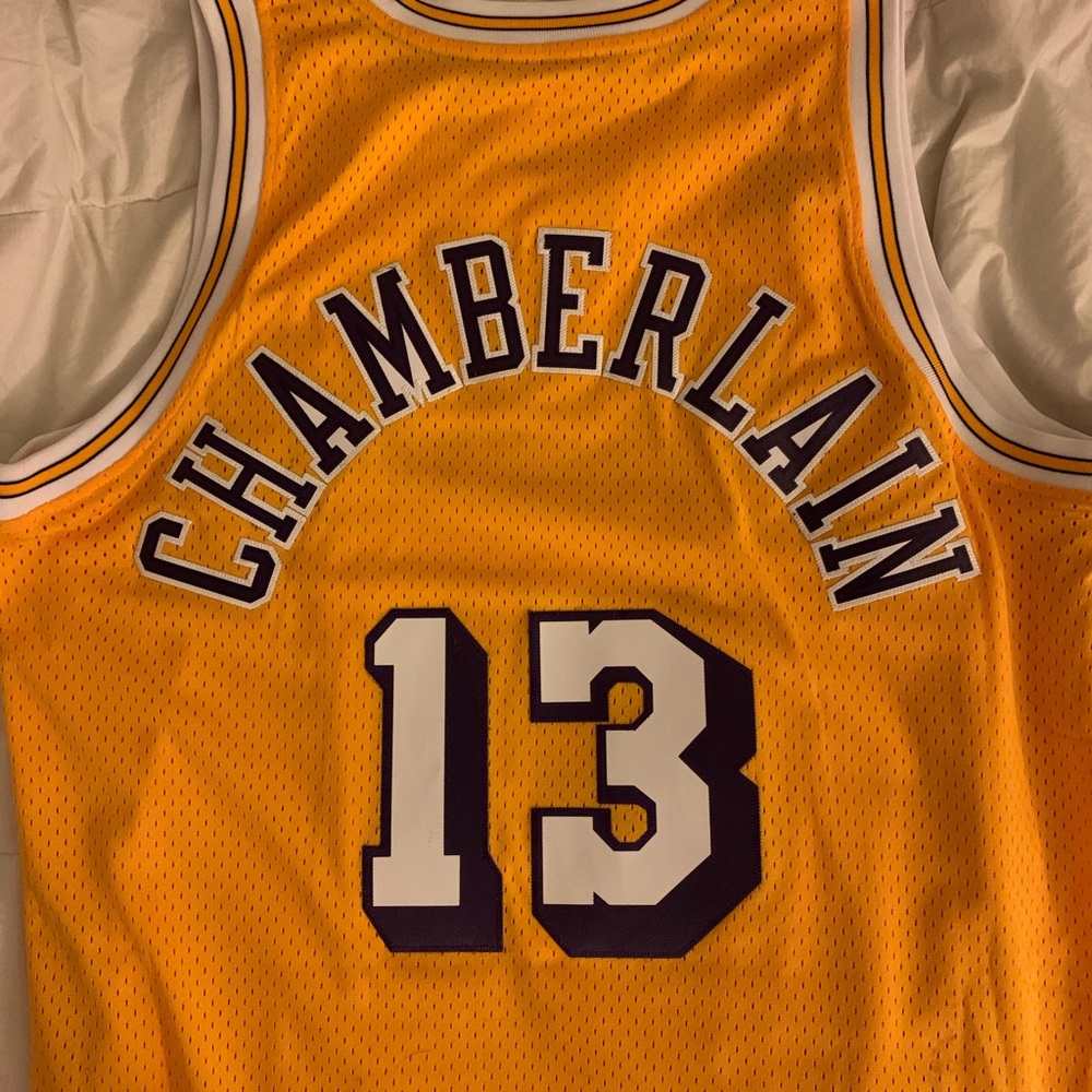 Los Angeles Lakers Wilt Chamberlain Jersey NWT